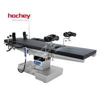 Mesa de Operaciones Electrohidráulica HOCHEY MEDICAL con Posición de Flexión y Anti-Flexión, Reinicio con un Solo Botón, Compatible con Rayos X en Forma de C
