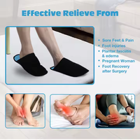 Chaussons de thérapie chaud-froid à action rapide pour pieds gonflés et douloureux - Chaussons rafraîchissants pour neuropathie, chimiothérapie
