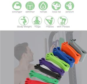 Bán buôn tùy chỉnh cá nhân logo <span class=keywords><strong>Stretch</strong></span> Latex kháng dài phòng tập thể dục tập thể dục ban nhạc - Product Image 5