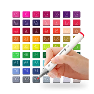 Bview Nghệ Thuật Hàng Đầu Phổ Biến Màu Sắc Sống Động Ma Thuật Bức Tranh Đánh Dấu Với 216 Màu Sắc Đôi Kết thúc Đánh Dấu - Product Image 1