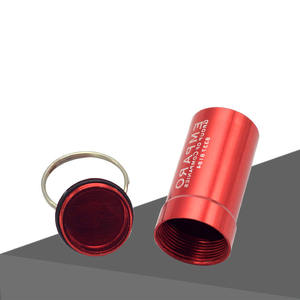 22 * 52毫米促销礼品标志印刷防水铝大药丸药盒支架容器胶囊瓶 - Product Image 6