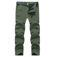 Pantalon tactique d'hiver pour l'extérieur, taille mi-haute, élastique, imperméable, épais, chaud, en laine, effet peau de requin
