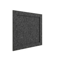 Panneau mural insonorisant personnalisé NRC 0.8 Classe A, panneaux acoustiques en fibre de polyester à motif géométrique 3D pour salle de simulation de golf intérieure
