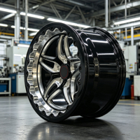 Jantes de course 17-24 pouces 5x114.3 5x120.65 5x120 Beadlock en alliage forgé pour Corvette Challenger Mustang Camaro Chevelle
