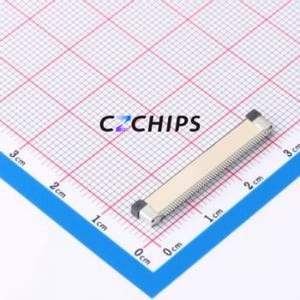 FPC-0.5AX-50PWCR-H20 FFC/FPC Connector SMD,P=0.5mm,Horizontal Mount Connector Drawer Type Bottom Contact 50P 0.5mm - Product Image 2