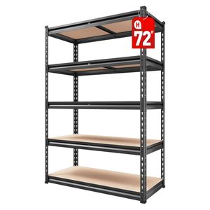 Étagère de présentation à 5 niveaux de style populaire, réglable en hauteur, pour supermarché, entrepôt <span class=keywords><strong>et</strong></span> maison, en acier - Product Image 2