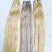 Extensions de cheveux humains vierges bruts de qualité supérieure, alignées sur les cuticules, Genius Weft, sans couture, invisibles
