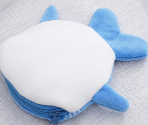 10cm trẻ em Cá mập sang trọng dây kéo ví tiền xu cho lứa tuổi 8-13 bên sử dụng cáp dữ liệu bao bì phụ kiện mặt dây chuyền - Product Image 6