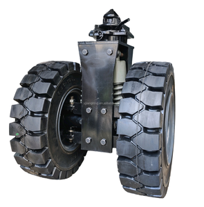 <span class=keywords><strong>Roues</strong></span> <span class=keywords><strong>tout</strong></span>-<span class=keywords><strong>terrain</strong></span> pour équipement lourd, capacité de charge de 10 tonnes, caoutchouc antichoc, logistique - Product Image 4