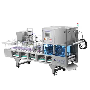 Hot Sale Communion Cup Filling And Sealing Machine Automatic Yogurt Cup Fill And Seal Machine