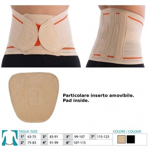 ORIONE ชุดรัดกระดูกสันหลังส่วนเอวแบบกึ่งแข็งพร้อมโครงเสริม Ref. 3079 - Product Image 1