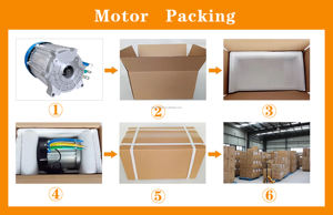 Moteur central sans balais haute puissance 1500W 2200W 3000W 4000W 72V 60V pour cyclomoteurs électriques, tricycles électriques lourds et fourgons de livraison - Product Image 5