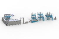 Ligne de production clé en main d'analoga de poulet végétal à haute humidité par extrusion