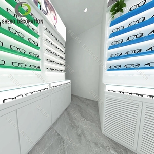 เฟอร์นิเจอร์ร้านแว่นตาหรูหราสั่งทำพิเศษ ตู้โชว์แว่นตาพร้อมไฟ LED สำหรับตกแต่งภายในร้าน - Product Image 4