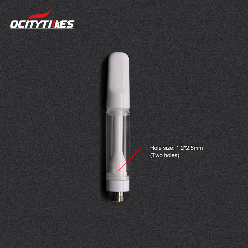 No leakage CBD oil 0.5 1.0ml capacity ceramic vape cartridges vaporizer