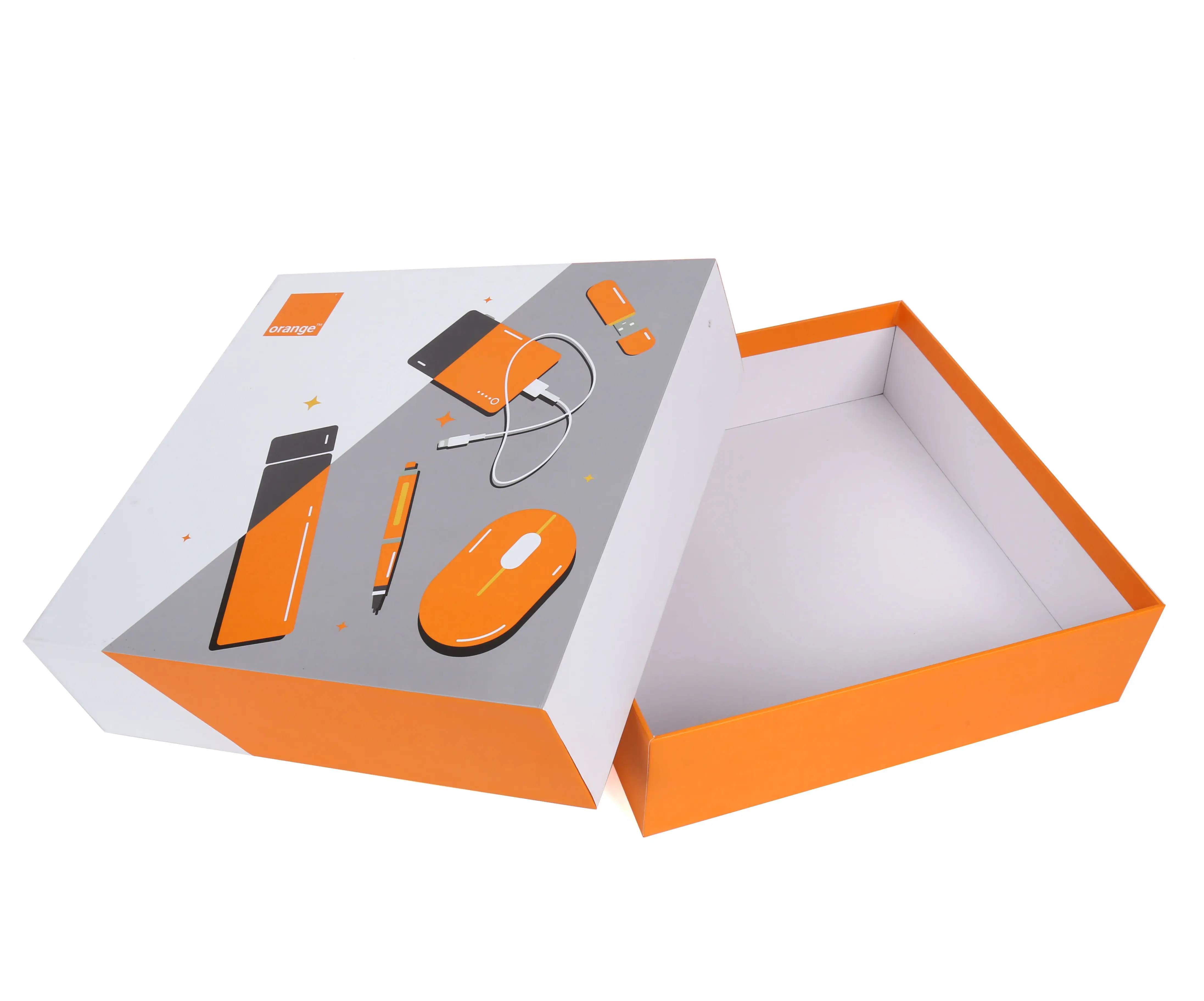 Kotak Kertas Mouse Pengisi Daya Promosi Kotak Kardus Usb Flash Disk Kotak Hadiah Bisnis Kecil untuk Hadiah
