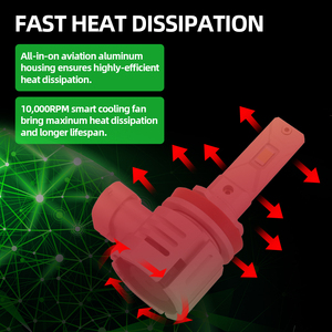 Cắm và chơi 6000K Xenon Trắng nâng cấp H11 Led Đèn Pha Bóng đèn H7 LED CANBUS Xe LED Head Light Led Đèn Pha không thấm nước - Product Image 5