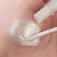 Brillant à lèvres scintillant transparent de maquillage végétalien de marque de distributeur de haute qualité avec logo personnalisé
