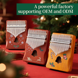 Vente en gros Kalimba de Noël 21 touches, piano à pouces en bois massif, quantité minimale de commande bas, livraison rapide, marque privée - Product Image 2
