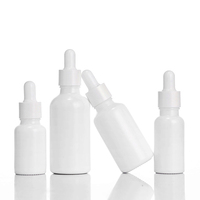 Flacons compte-gouttes en porcelaine blanche personnalisés, pipettes graduées de luxe pour sérum et huile cosmétique, soins capillaires