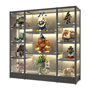 Aluminum Tempered the Aluminium Frame and <strong>Glass</strong> showcase <strong>Display</strong> for Smoke Shop or Shopping Mall - Product Image 5