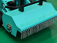 Tondeuse à gazon professionnelle sur chenilles 800 mm, moteur diesel 4 temps, pour bricolage et usage agricole intensif, certifiée CE EPA