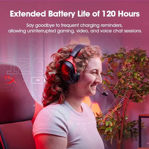 Audífonos Inalámbricos para Esports HyperX Cloud III Originales, Batería de Larga Duración, Indicador LED de Silencio, Espuma Viscoelástica, Audífonos para Juegos - Product Image 4