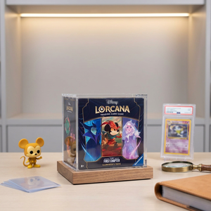 Estuche de exhibición personalizado de acrílico de 5 mm para Lorcana Illumineer Trove con tapa magnética N52 y protección UV del 99% para caja de almacenamiento TCG - Product Image 1