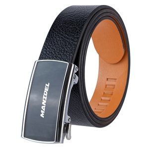 Cinto masculino de alta resistência, macio, preto, com fivela automática de 35mm, para venda por atacado. - Product Image 4