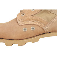 Doublesafe Hommes Semelle Moulée Durable Desert Split Cuir Caoutchouc Tactique avec Talon Respirant Imperméable Tan Tactic Desert Boots