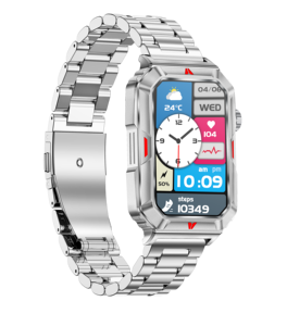 2024 nuevos dispositivos portátiles de seguimiento deportivo DW19 reloj inteligente pantalla táctil completa reloj inteligente deportivo banda BT llamada Monitor de ritmo cardíaco - Product Image 1