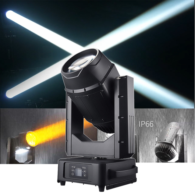 400W Led Source IP66 Fully Enclose Die Cast Aluminum Waterproof Beam Double Prism Rainbow Effects Sharpy Beam Moving Head Light