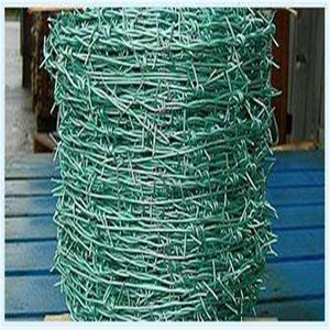 PVC tráng dây thép gai cuộn thép không gỉ barb dây sắt hàng rào Loại cuộn dây cho ứng dụng hàng rào - Product Image 4