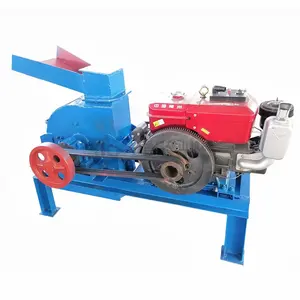 Small Scale Clay Limestone Crushing Machine Mining Grinder Diesel Powered Rock Crusher 200*500 300*500 Gold Ore Hammer Mill