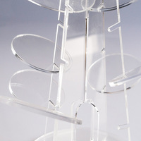 Cadeau de Noël personnalisé Artisanat créatif en acrylique Décoration de table Mini sapin de Noël transparent Casse-tête