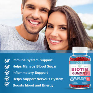 פרטי תווית עור האלל אורגני ציפורניים קרטין קולגן ביוטין 250 000 מ ג צמיחת שיער למבוגרים - Product Image 4