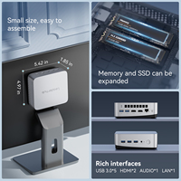 Mini PC Compacto de Alto Rendimiento 2026 con DDR4, SSD M.2, Windows 11 Pro Ultimate, Ideal para Trabajo, Juegos y Más