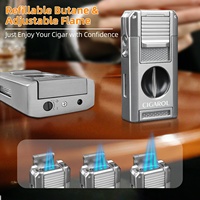 En stock, livraison rapide, coupe-cigares de luxe, briquet torche au butane, accessoires pour fumeurs, briquet torche, briquet à jet pour cigares