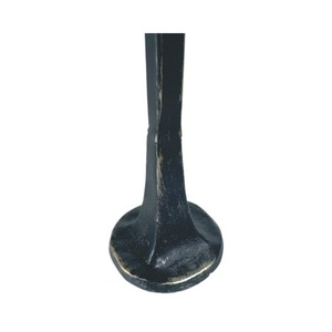 Black Cast Iron Candlestick Set Round Stemmed <b>Candle</b> Holder Wedding Decoration Candlelight <b>Dinner</b> Ornament - Product Image 4