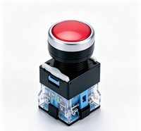 Interrupteur à bouton-poussoir de 22 mm LA38-11GN Momentané 1NO1NC IP65 10A 660V à bornes à vis PC+Nylon PA66 pour panneau industriel ZYINTAI CE
