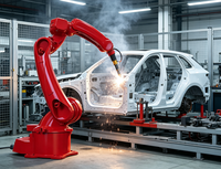 Robot de soudage par points 25 kg, 6 axes, certifié CE, précision ±0,05 mm, portée 1803 mm, bras articulé industriel