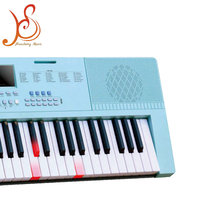 Clavier électronique HUASHENG61 avec éclairage LED, 510 sonorités, 300 rythmes, 50 morceaux de démonstration, multicolore, pour l'enseignement et la pratique à domicile