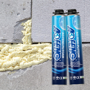 Adhesive Good Soundproof <b>Waterproof</b> Expanding PU Foam <b>Sealant</b> <b>Spray</b> Filling Polyurethane Foam 750ml PU Foam - Product Image 1