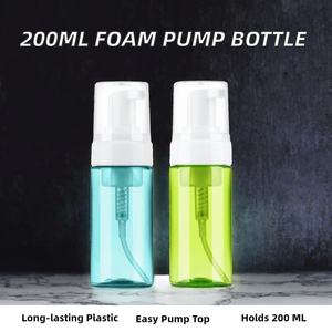PET Big Size Cleansing Foam <b>Pump</b> Sprayer <b>Bottle</b> 200ml with Screen Printing Packaging for Soap and Shampoo - Product Image 2