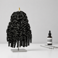 Extensions de cheveux humains bruts au crochet avec plumes, non traités, couleur noire naturelle, peuvent être teints