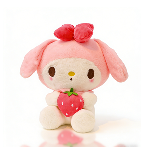 Figurine en peluche Kuromi et My Melody de 40-100 cm, jouet pour enfants, dérivé d'animation, poupée en peluche Sanrio - Product Image 2