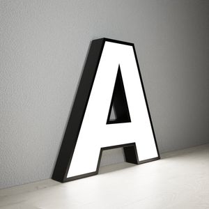 Letras <span class=keywords><strong>de</strong></span> Canal Iluminadas Frontalmente <span class=keywords><strong>de</strong></span> Acrílico y Acero Inoxidable con LED Personalizadas MACCAN, Señalización IP65 Resistente al Agua con Control Remoto, para <span class=keywords><strong>Empresas</strong></span> y Hogares - Product Image 2
