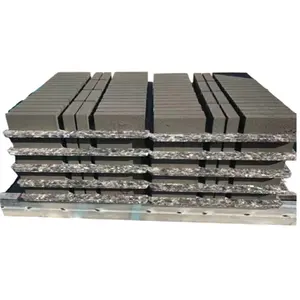 High density durable gmt pallet fiber glass pvc besser bio block paving bricks pallet concrete block pallet for sale