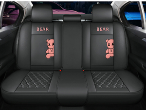 Fundas de Asiento de Coche, Juego Completo, Impermeables, de Cuero, para Honda Civic, Nissan Versa, Altima, <span class=keywords><strong>Toyota</strong></span> RAV4, Camry, Highlander, Accent, Elantra - Product Image 6