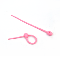 Attaches de câble en caoutchouc multi-usages Gestion des câbles Wrap Sac Clip Accessoire Coloré Réutilisable Silicone Zip Ties